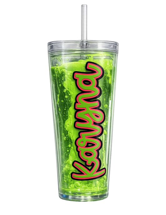 Tumbler Personalizado Snowglobe Con efecto Lava